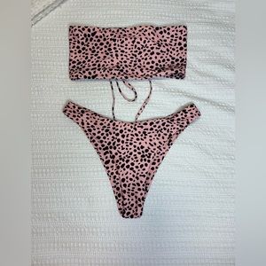 Printed Tie Bikini